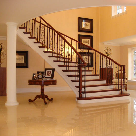 A photograph of an Applewood Joinery Ltd staircase